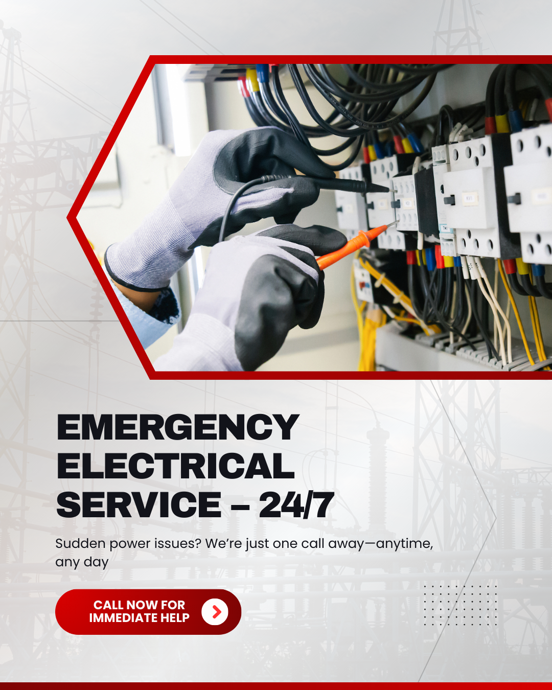 Licensed electrician & plumber team performing home repair