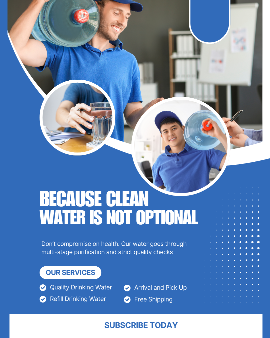 Water purifier dealer showing RO system in showroom
