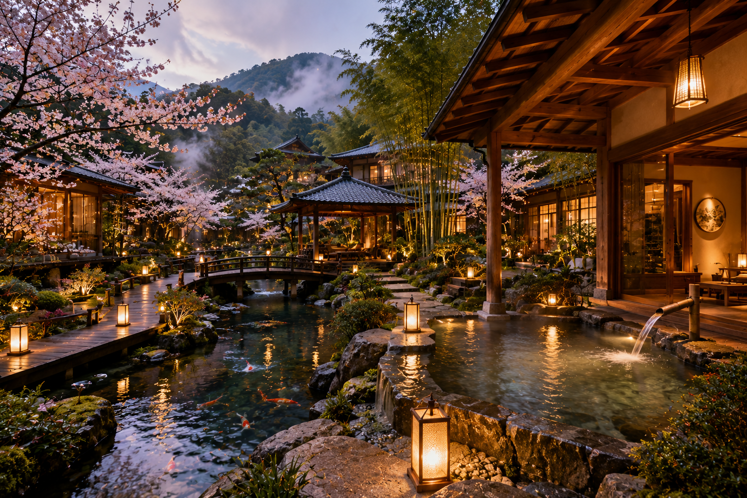 Hotel swimming pool and spa for resort social media automation
