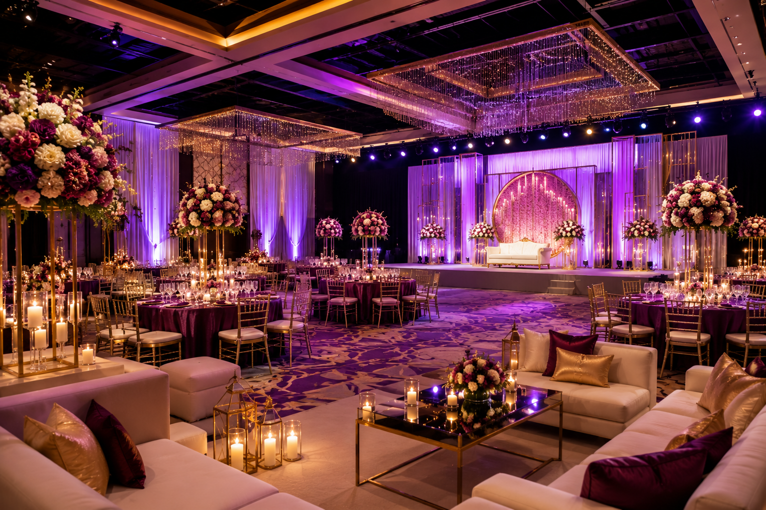 Luxury wedding styling portfolio for social media automation