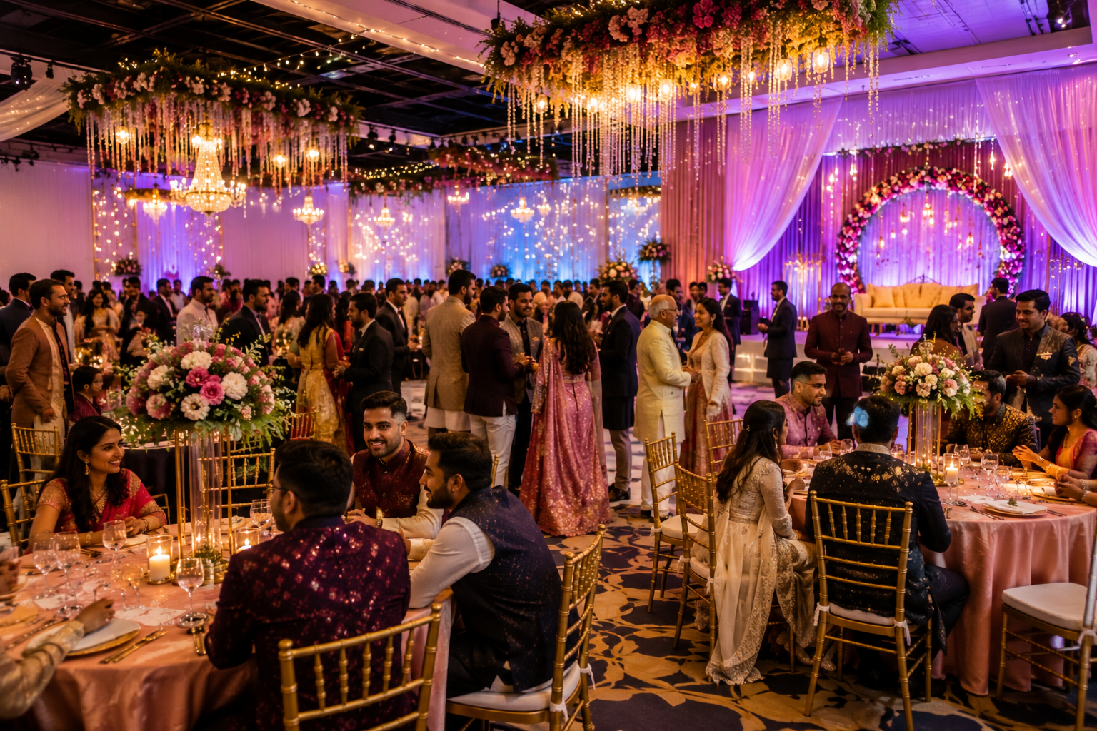 Creative event planning setup for social media automation