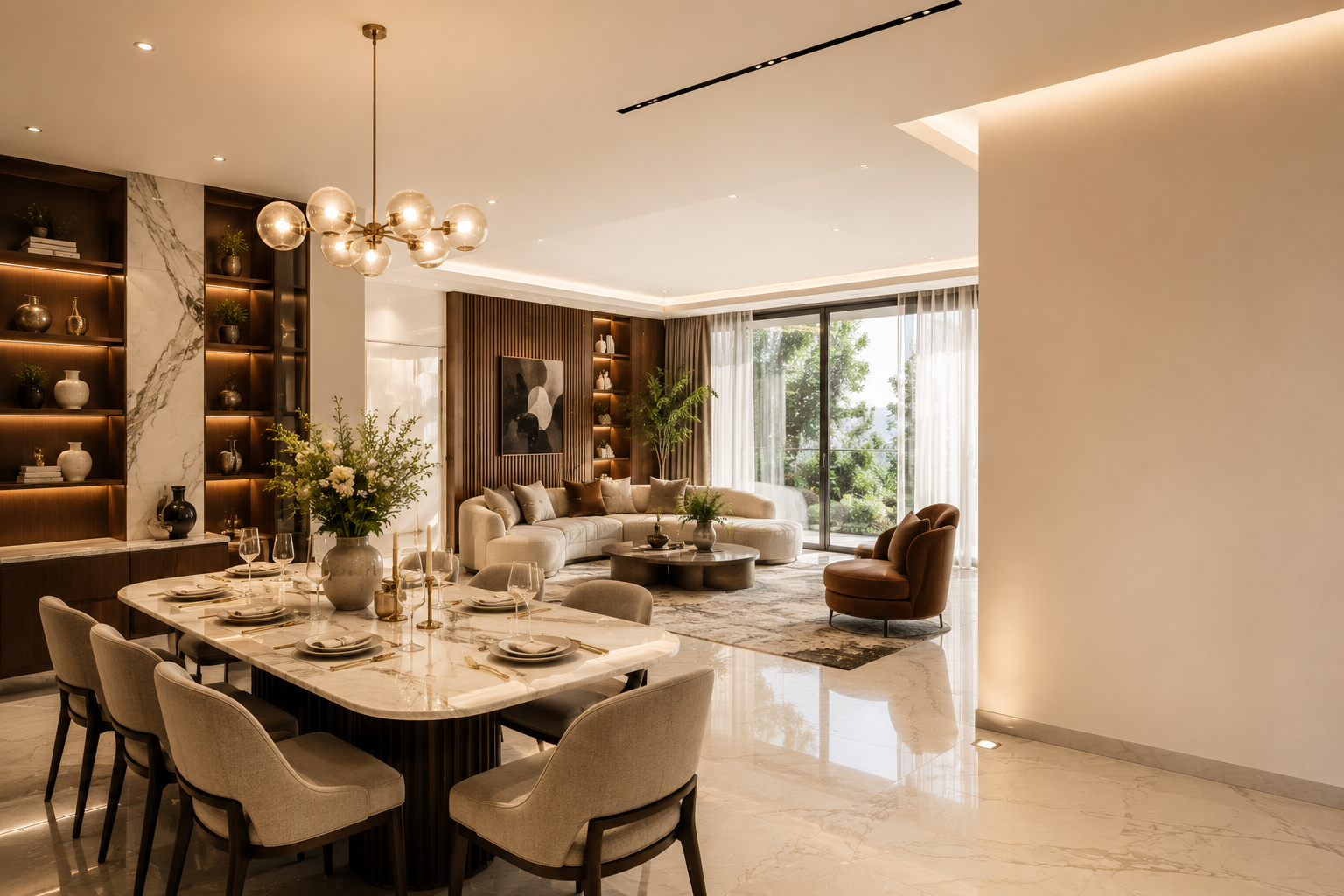 Client transformation content for interior design social media automation