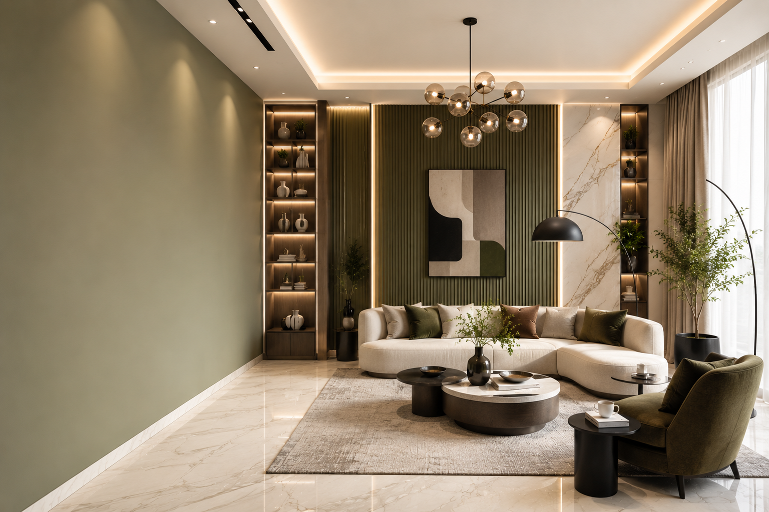 Seasonal decor content for interior design social media automation