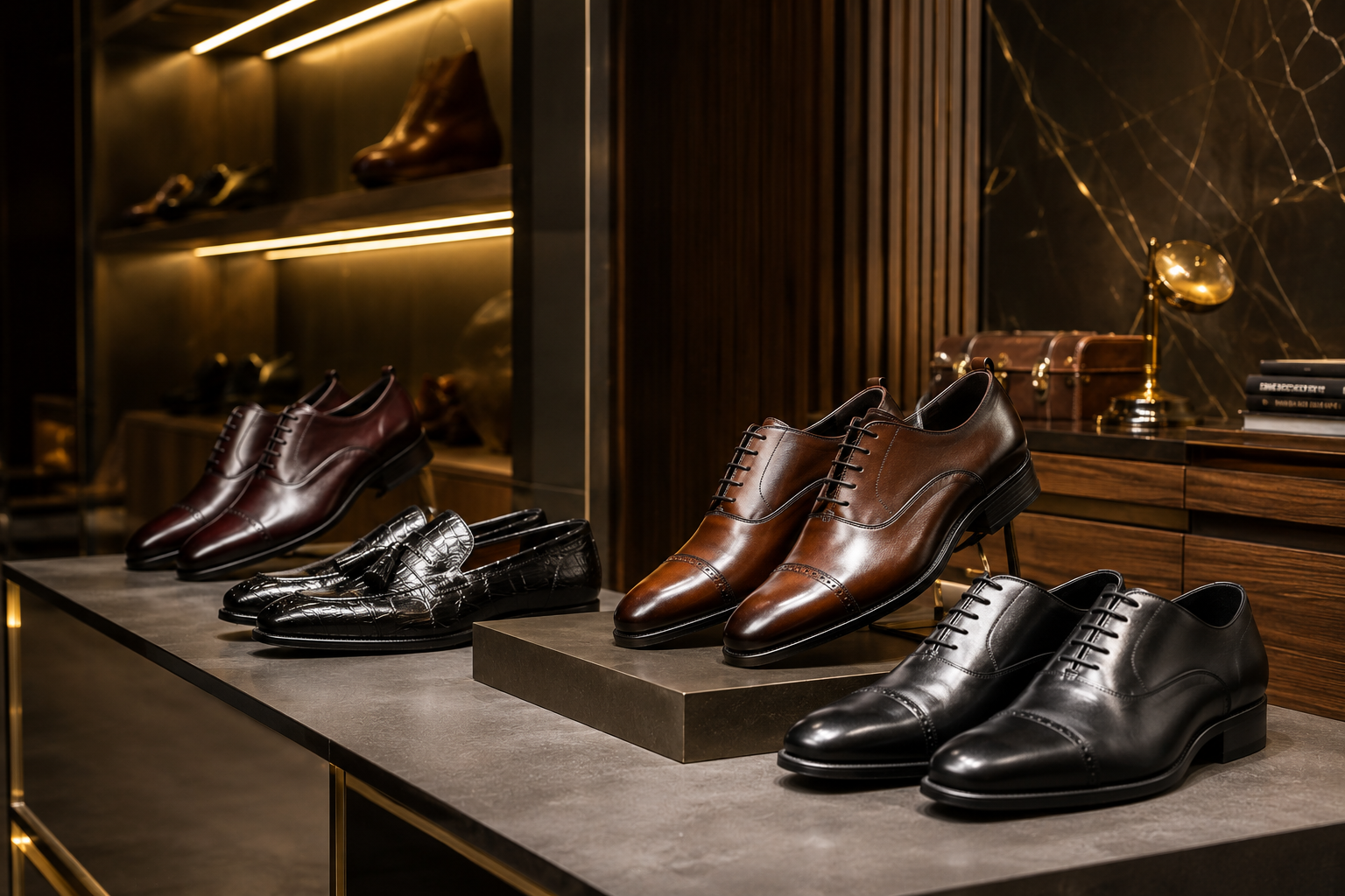 New shoe display