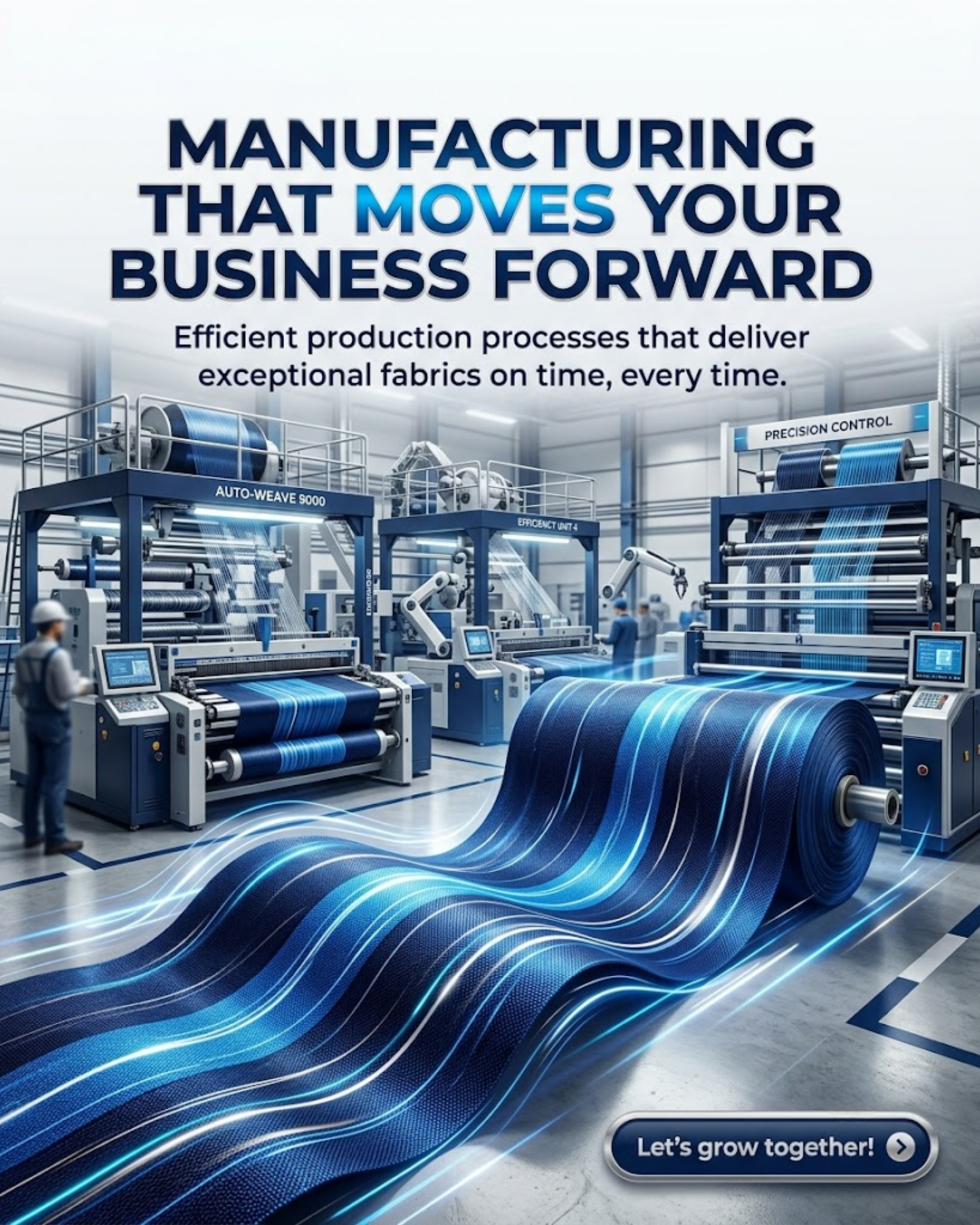 Apparel Export Promotion content for Textile Production social media automation
