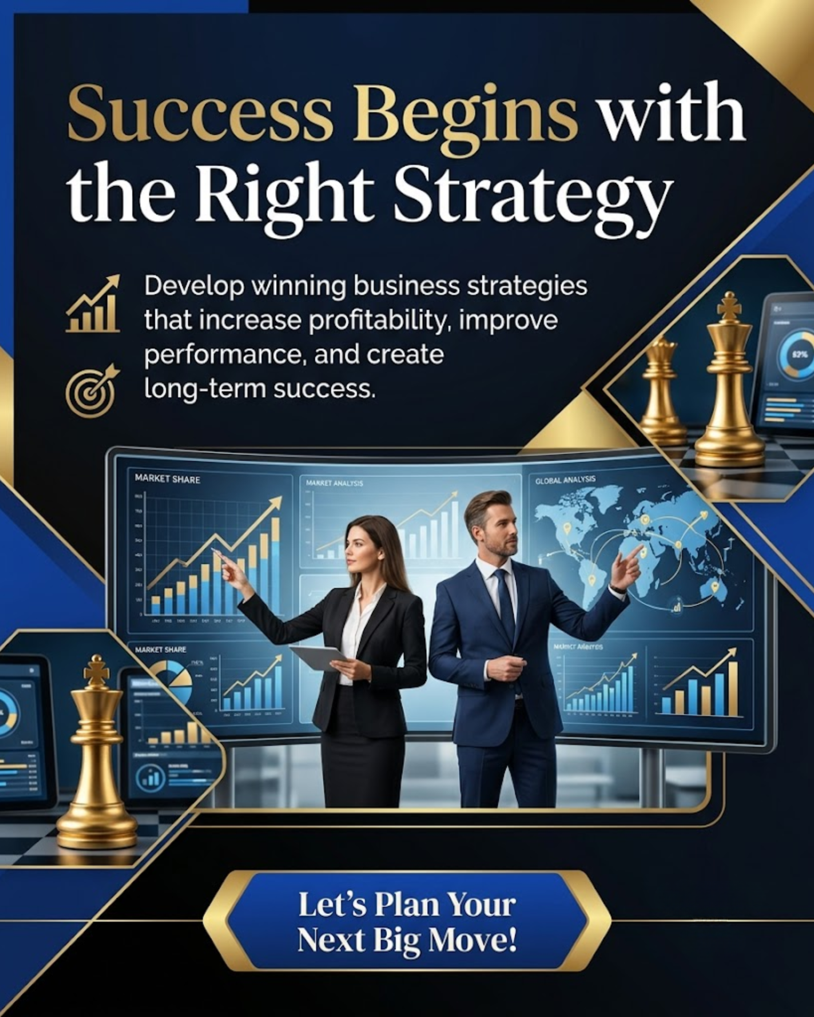 Consultants meeting with executive clients