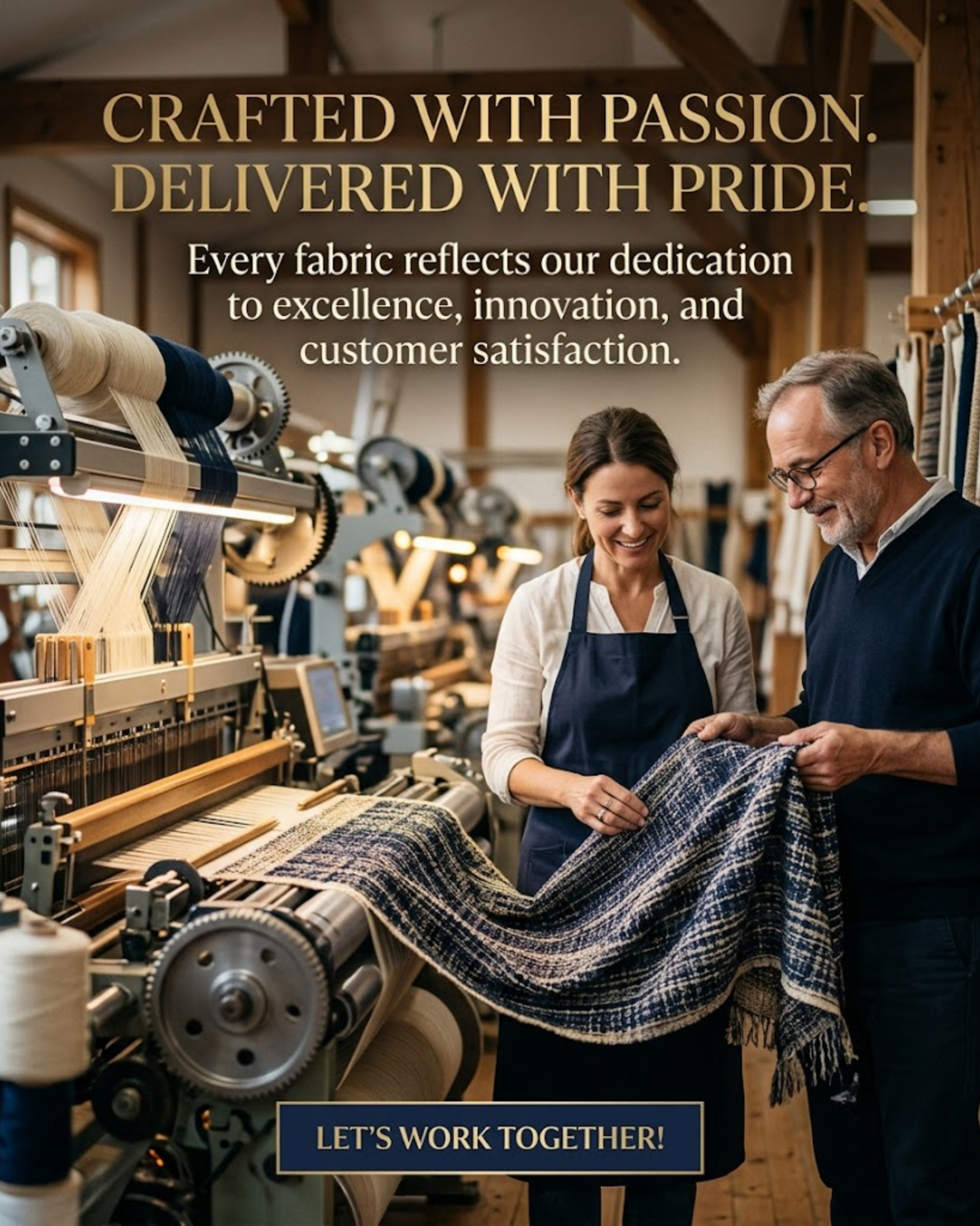 Textile Production social media automation for B2B lead generation