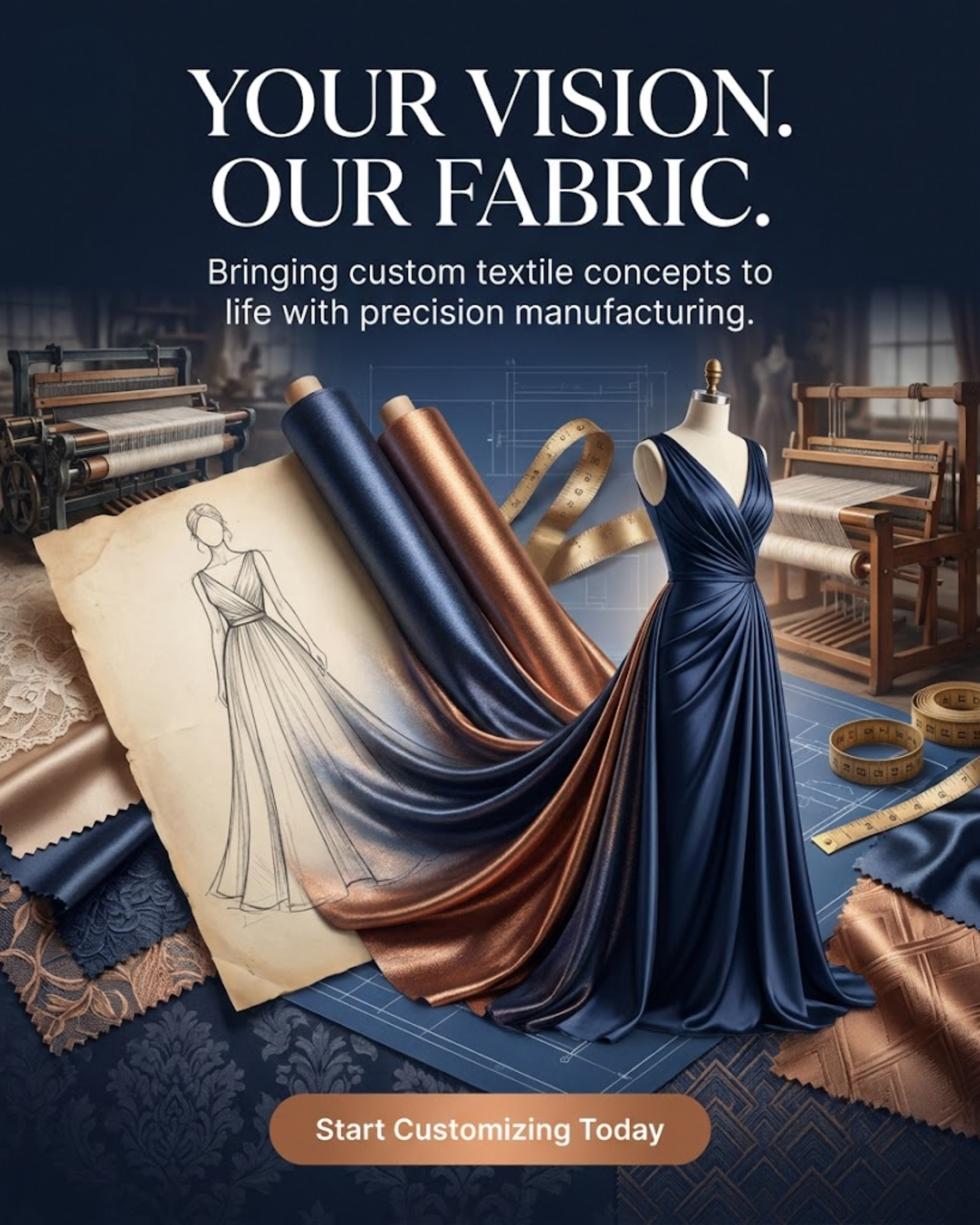 Textile Production Showcase content for Textile Production social media automation