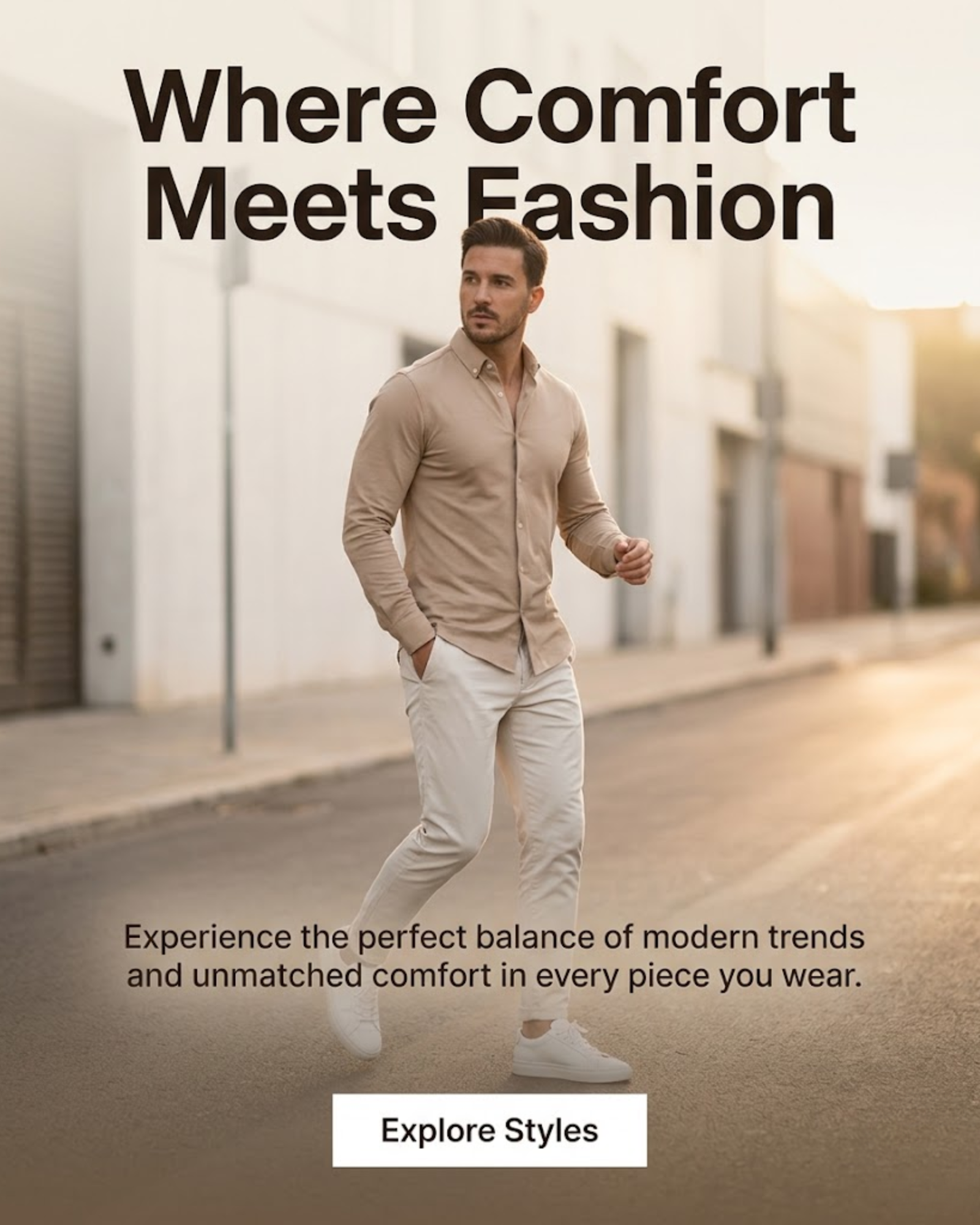 Brunch plate content for men s clothing social media automation