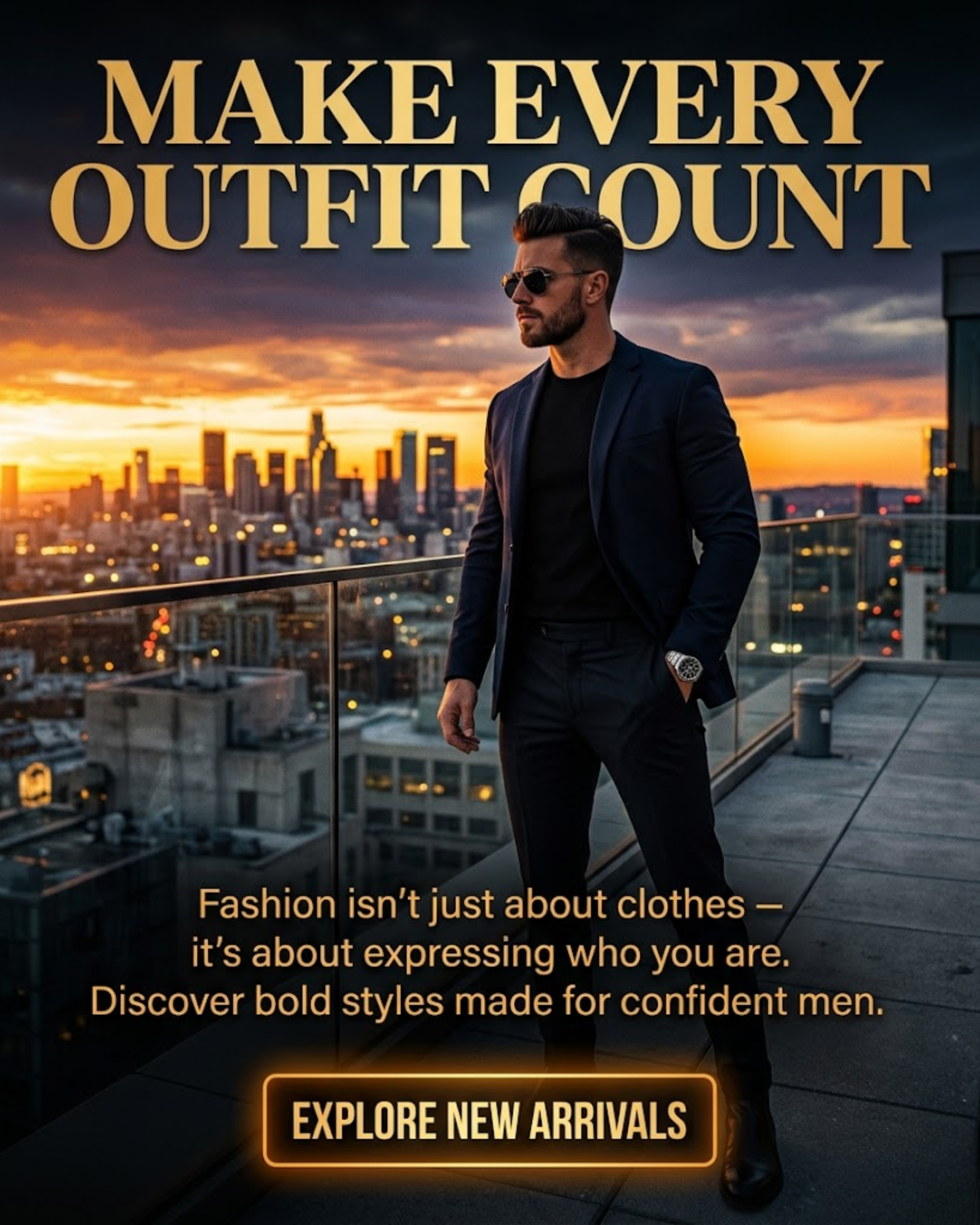 Iced drinks content for men s clothing social media automation