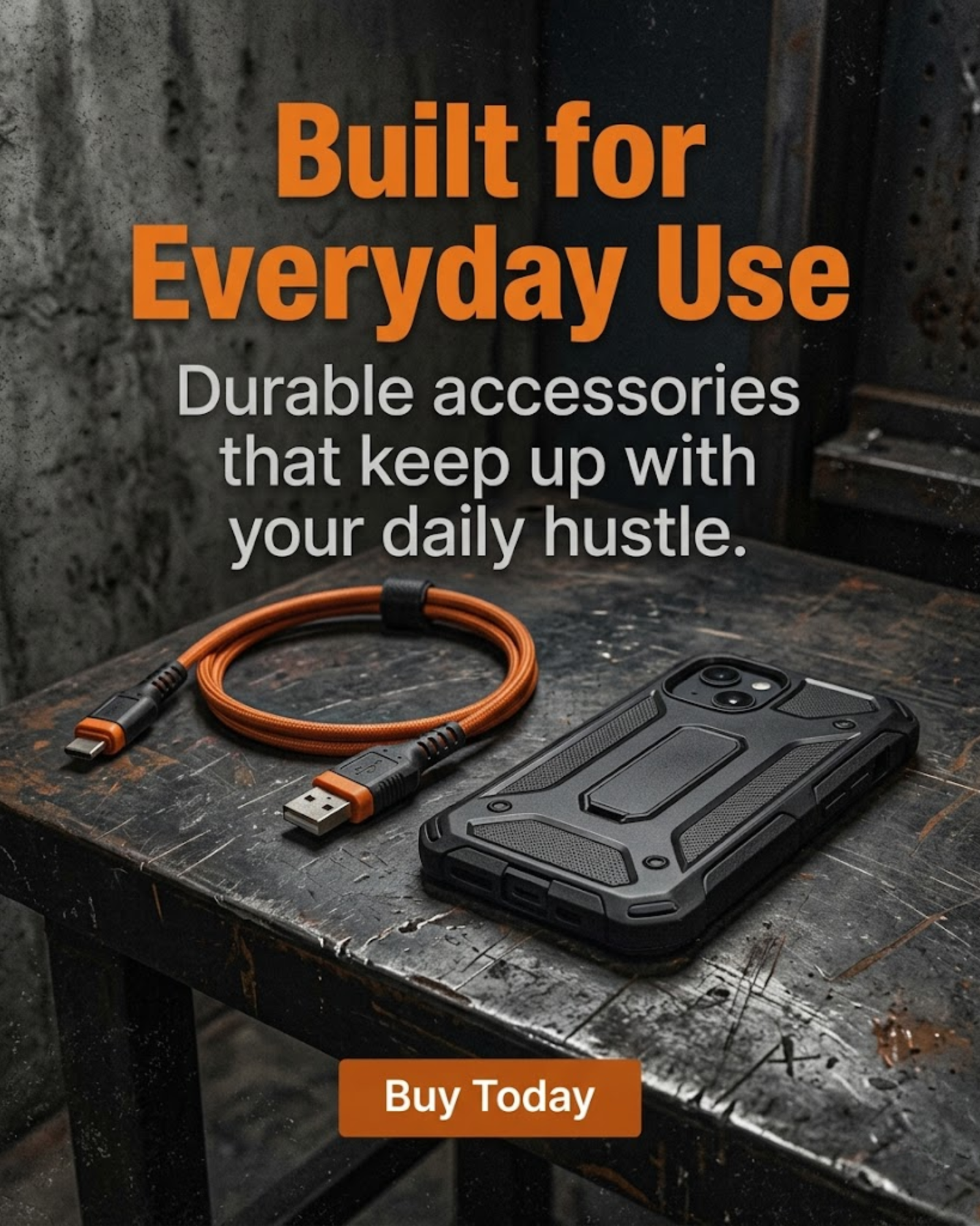 Durable heavy duty smartphone case post