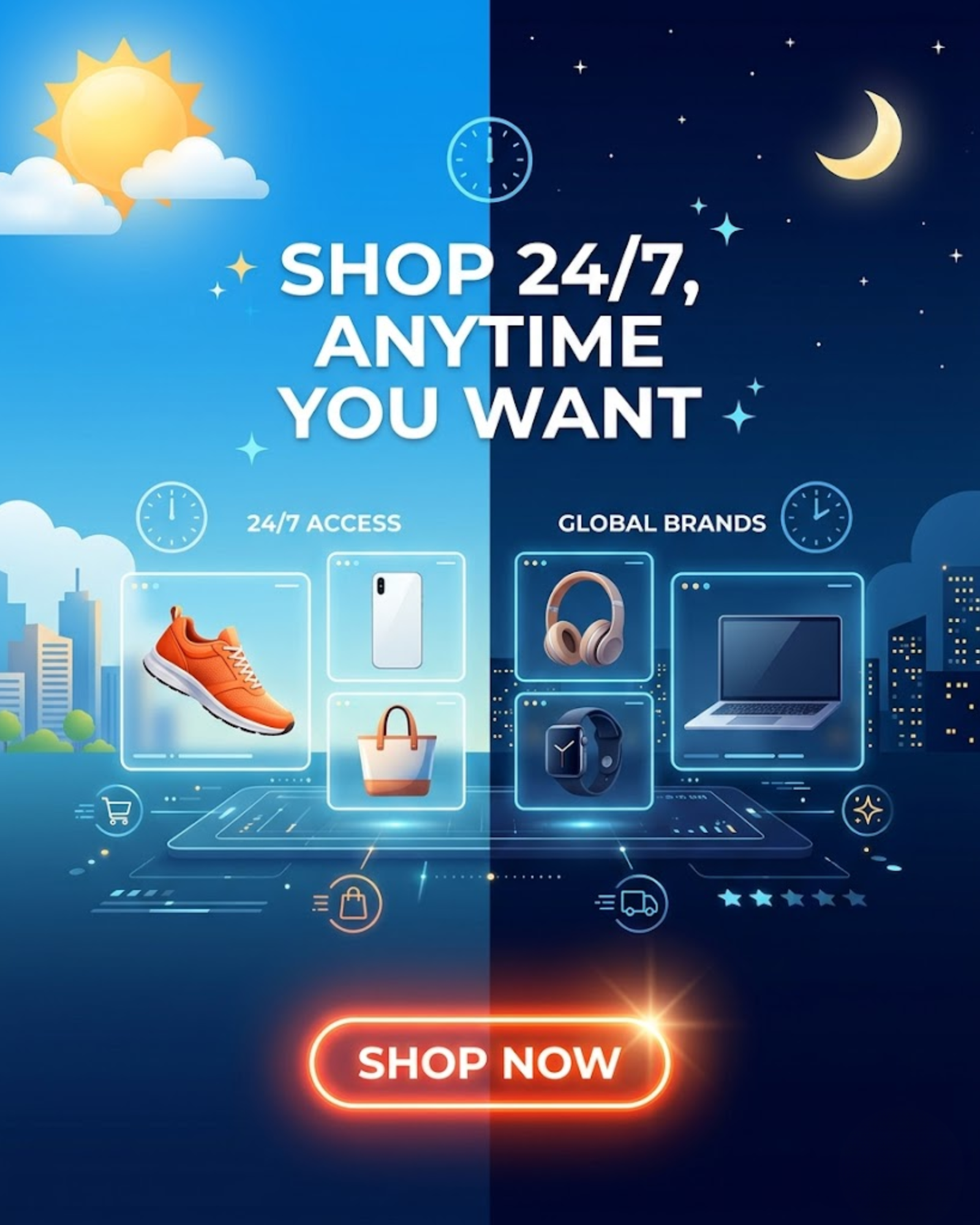 New arrival fashion & lifestyle content for online store social media automation