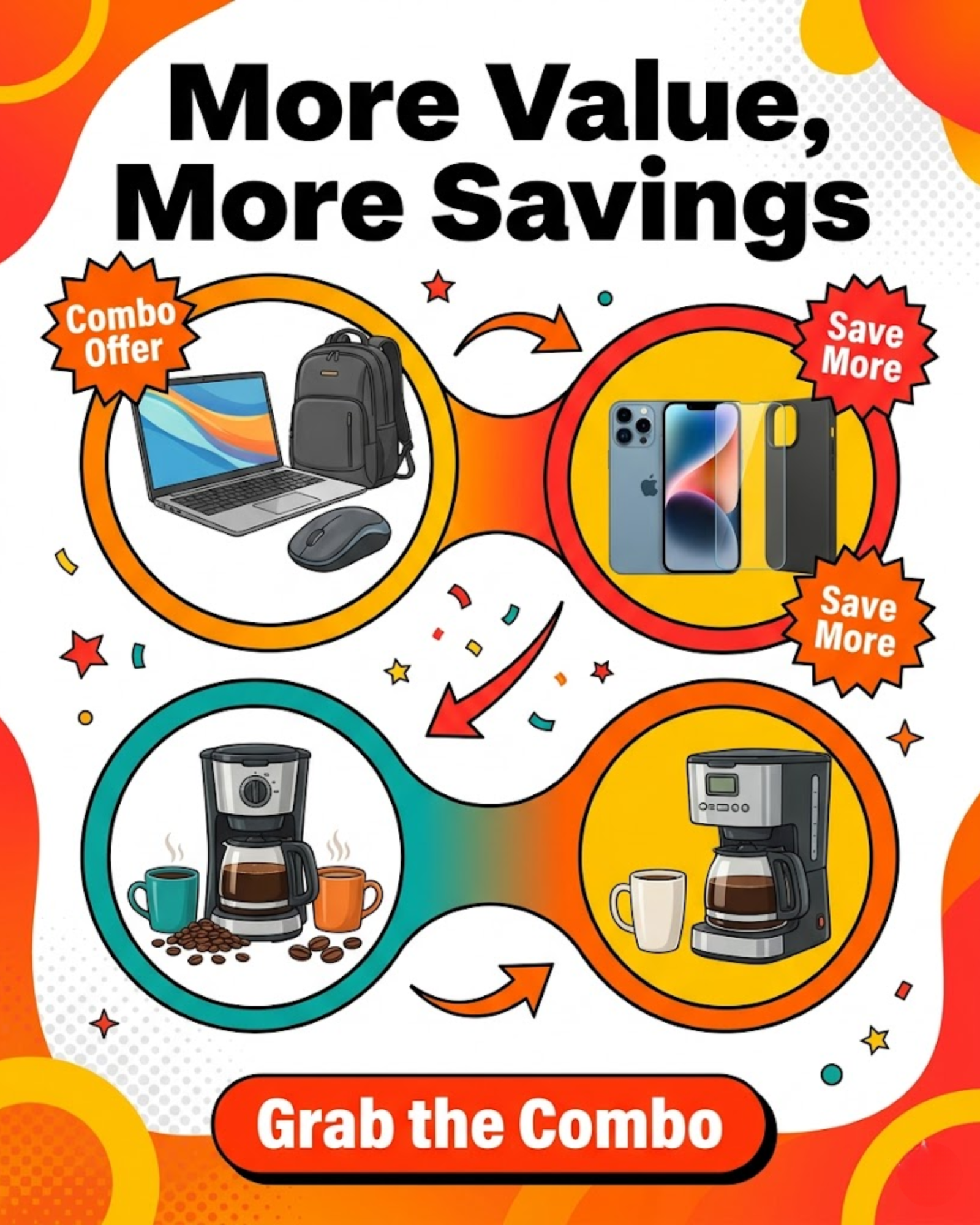 Exclusive discount offer content for online store social media automation