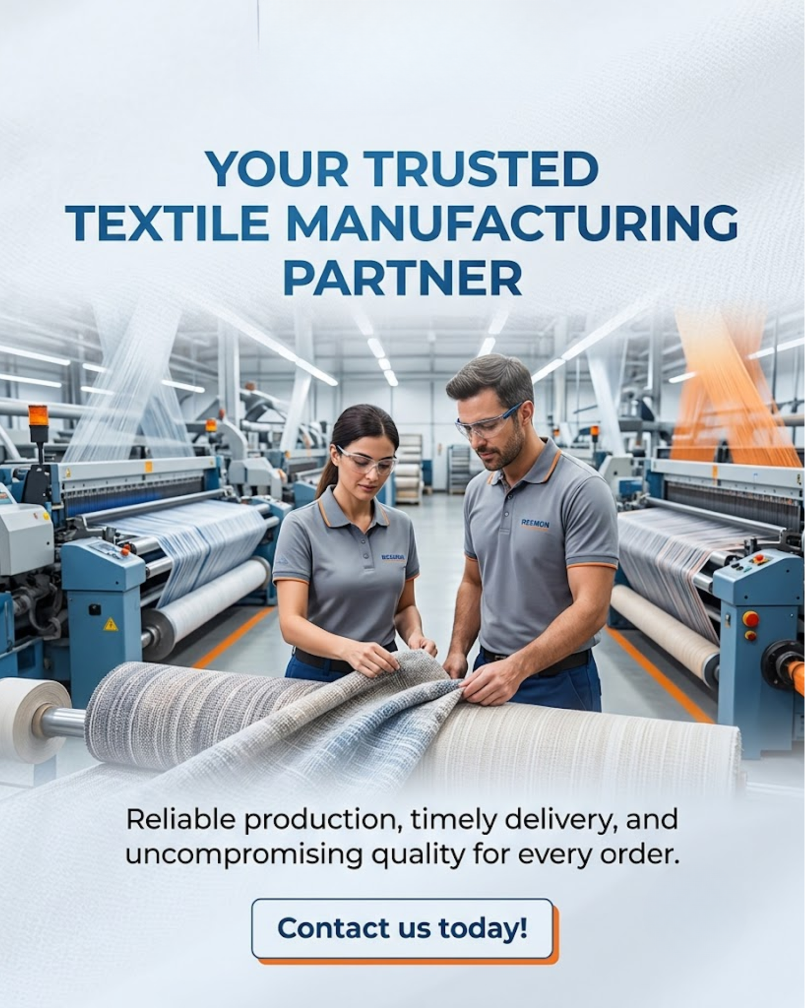 Fabric Catalog Campaigns content for Textile Production social media automation